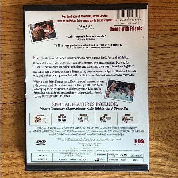 “Dinner with Friends” DVD! - Picture 3 of 6
